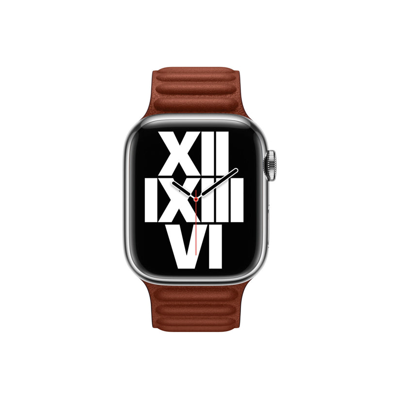 41mm Umber Leather Link - M/L - iSTYLE BG