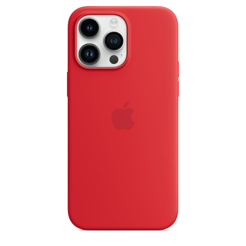 iPhone 14 Pro Max Silicone Case with MagSafe - (PRODUCT)RED - iSTYLE BG
