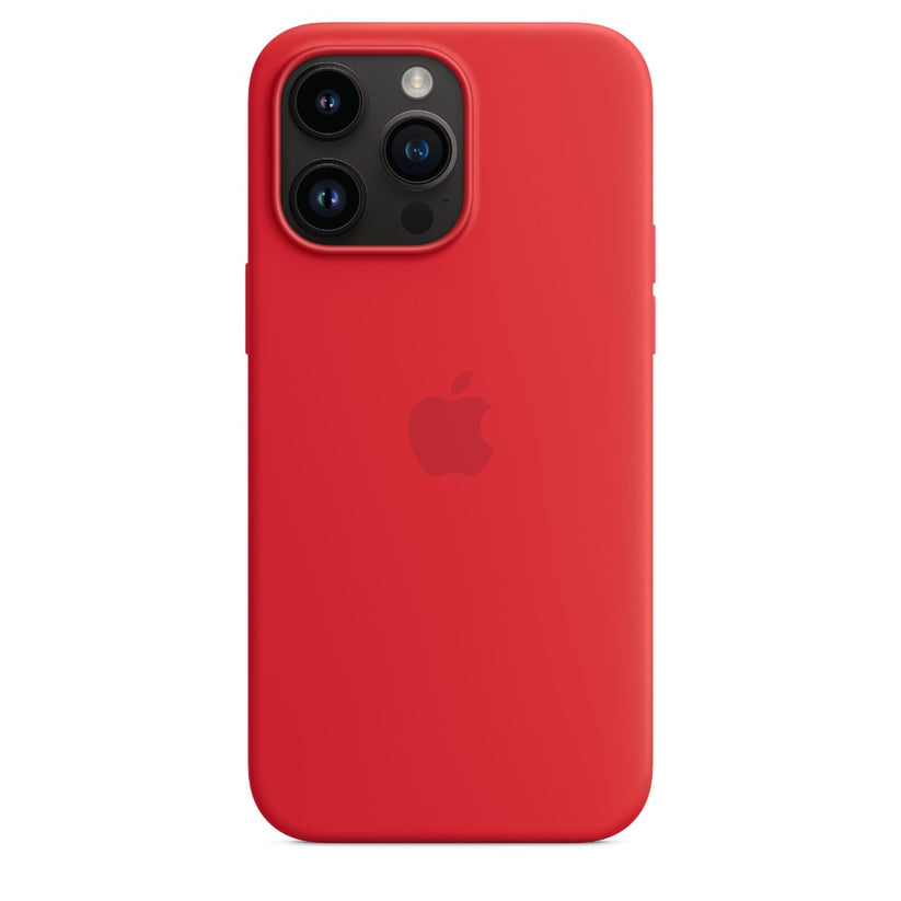 iPhone 14 Pro Max Silicone Case with MagSafe - (PRODUCT)RED - iSTYLE BG
