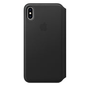 Apple iPhone XS Max Leather Folio - Black - iSTYLE BG