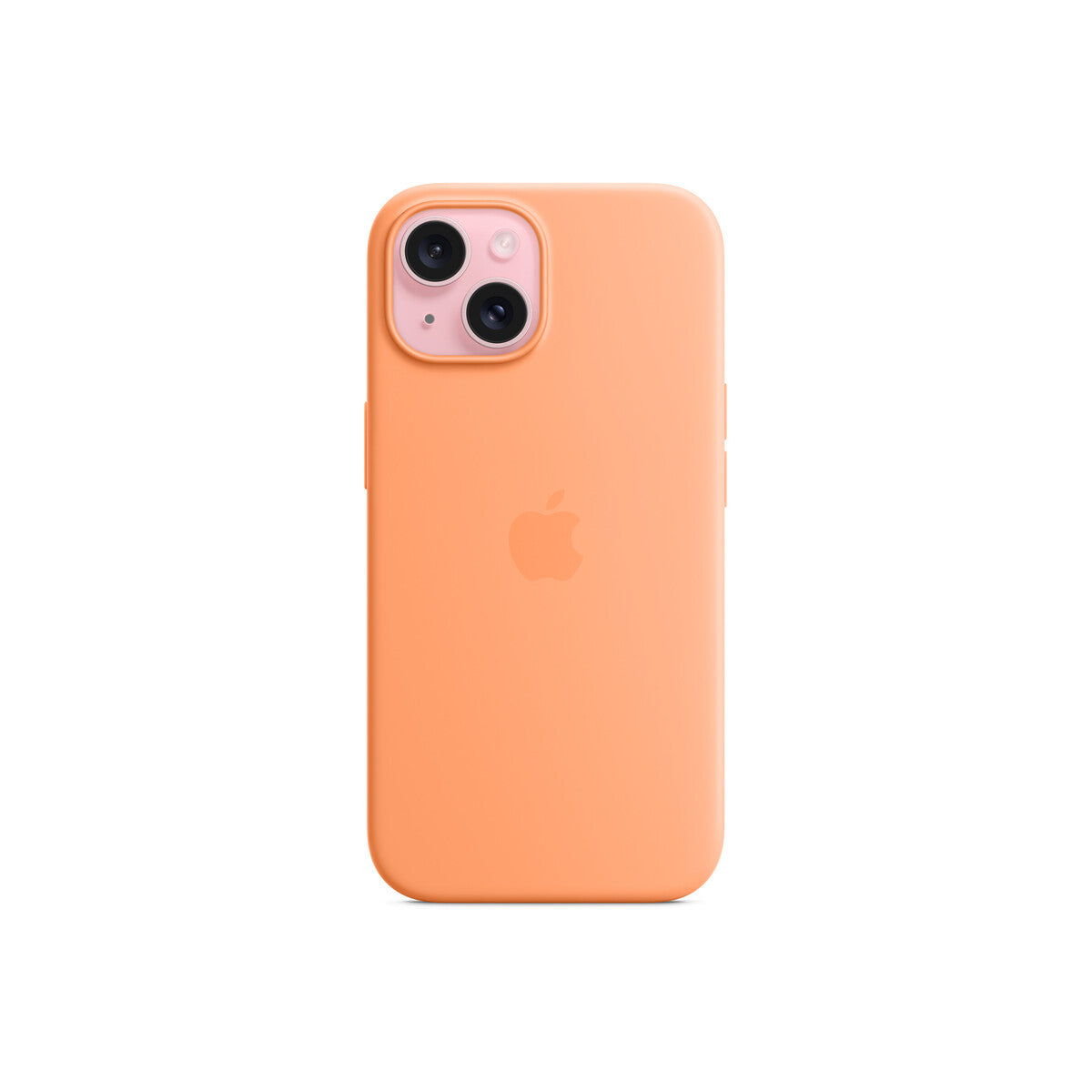 iPhone 15 Silicone Case with MagSafe - Orange Sorbet - iSTYLE BG