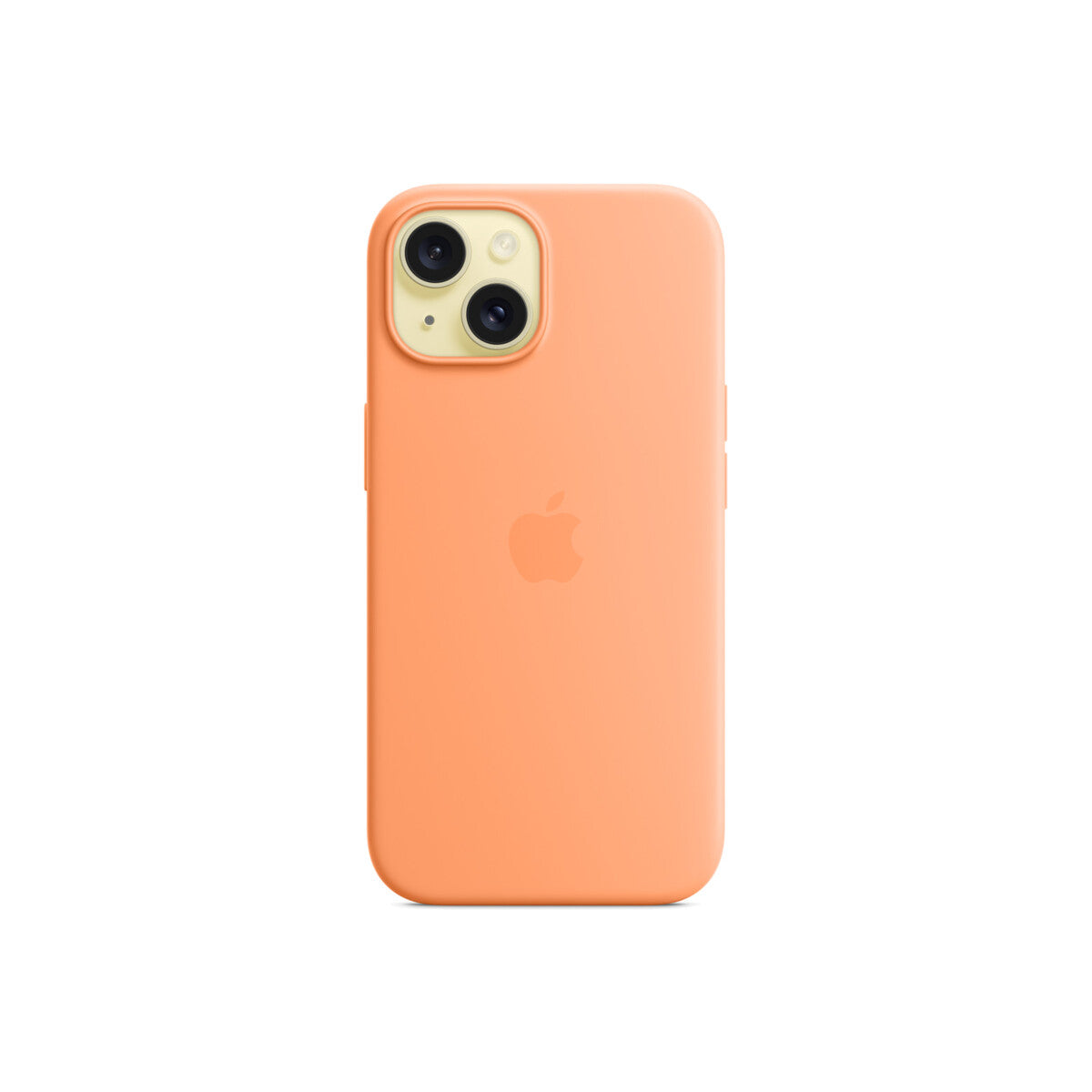 iPhone 15 Silicone Case with MagSafe - Orange Sorbet - iSTYLE BG