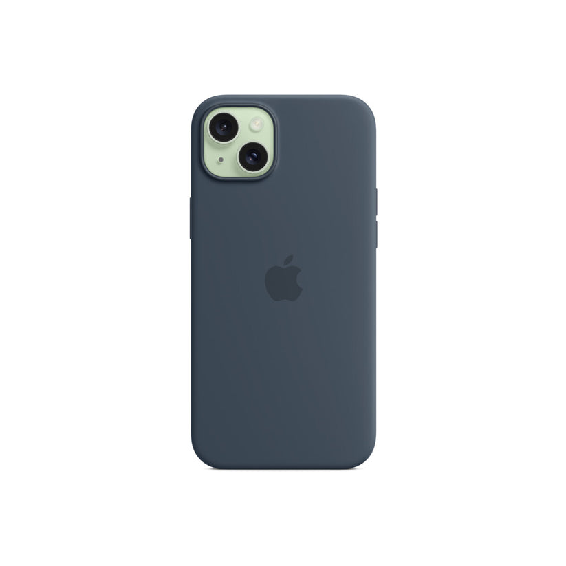 iPhone 15 Plus Silicone Case with MagSafe - Storm Blue - iSTYLE BG