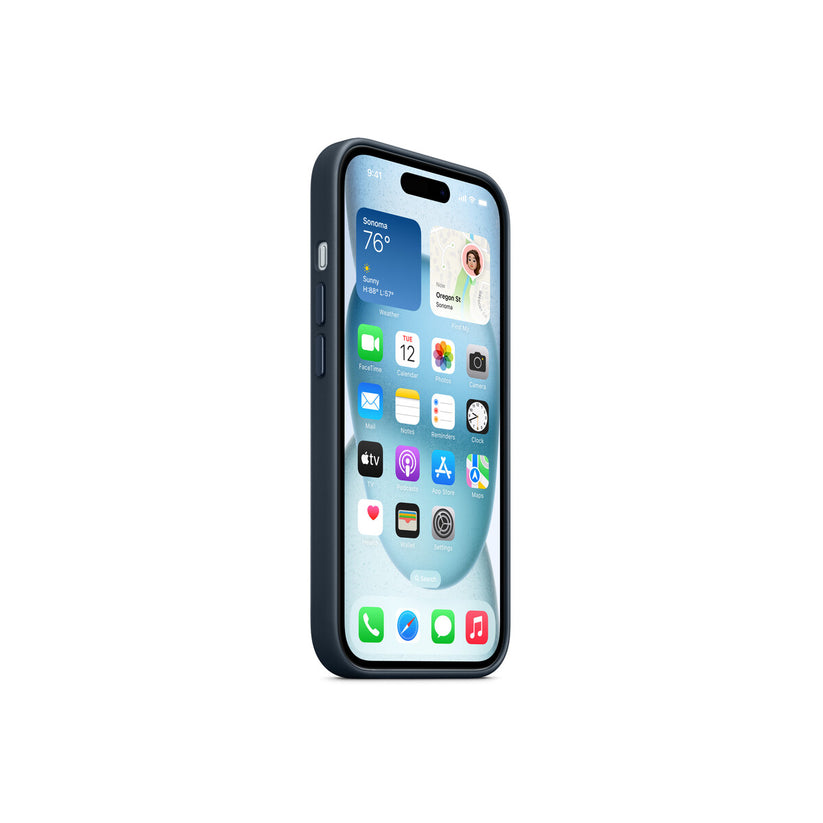 iPhone 15 FineWoven Case with MagSafe - Pacific Blue - iSTYLE BG
