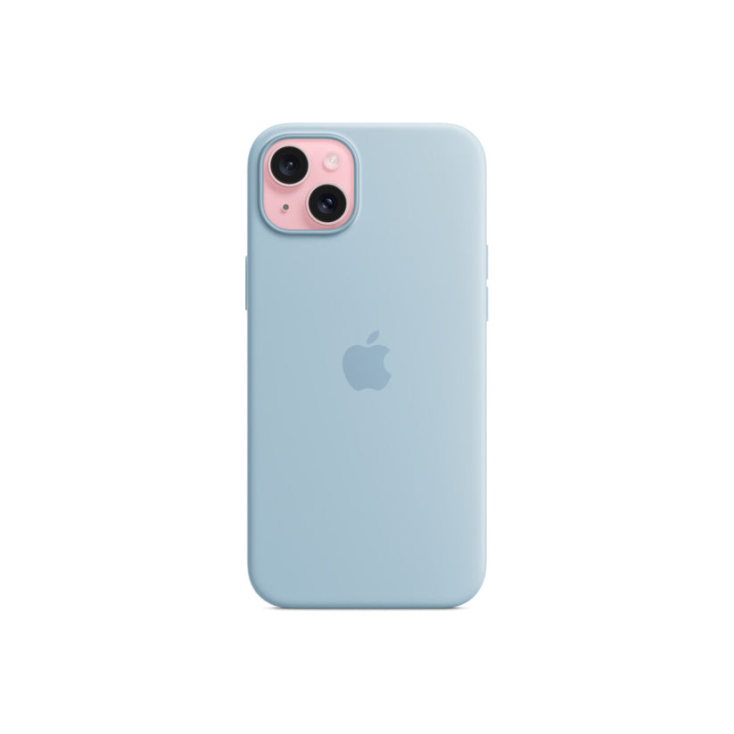 iPhone 15 Plus Silicone Case with MagSafe - Light Blue - iSTYLE BG