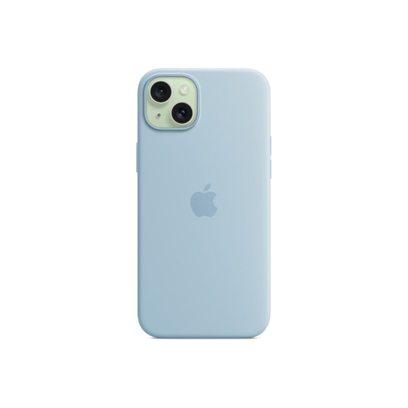 iPhone 15 Plus Silicone Case with MagSafe - Light Blue - iSTYLE BG
