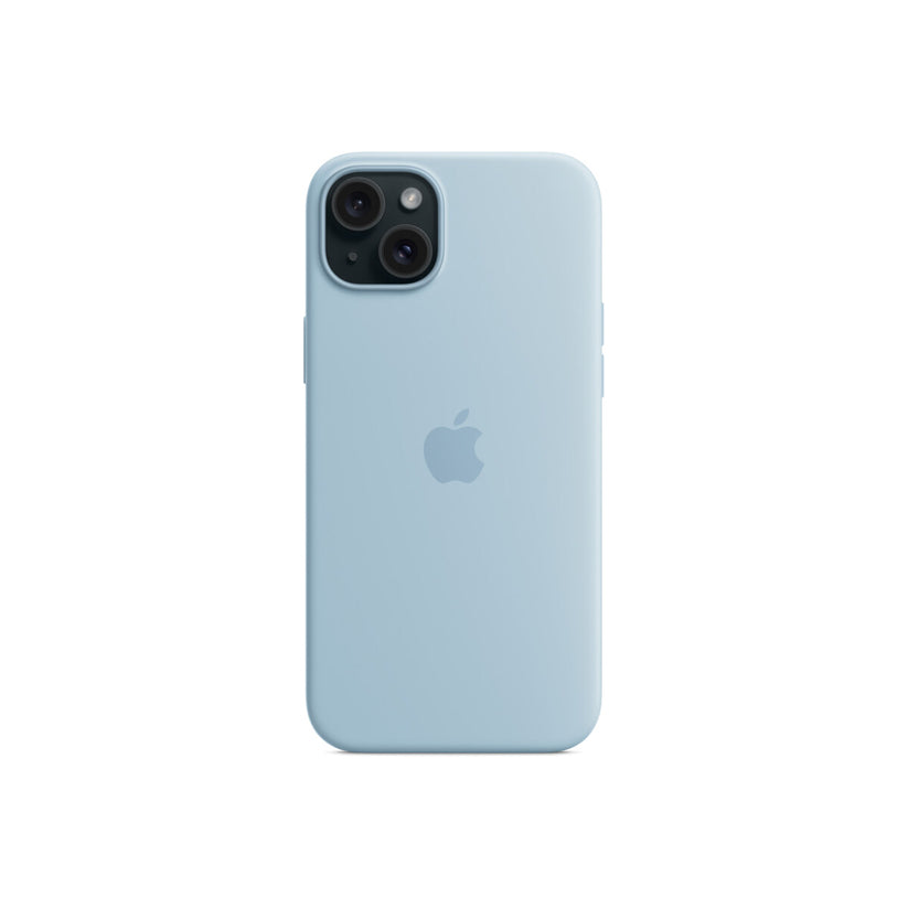 iPhone 15 Plus Silicone Case with MagSafe - Light Blue - iSTYLE BG