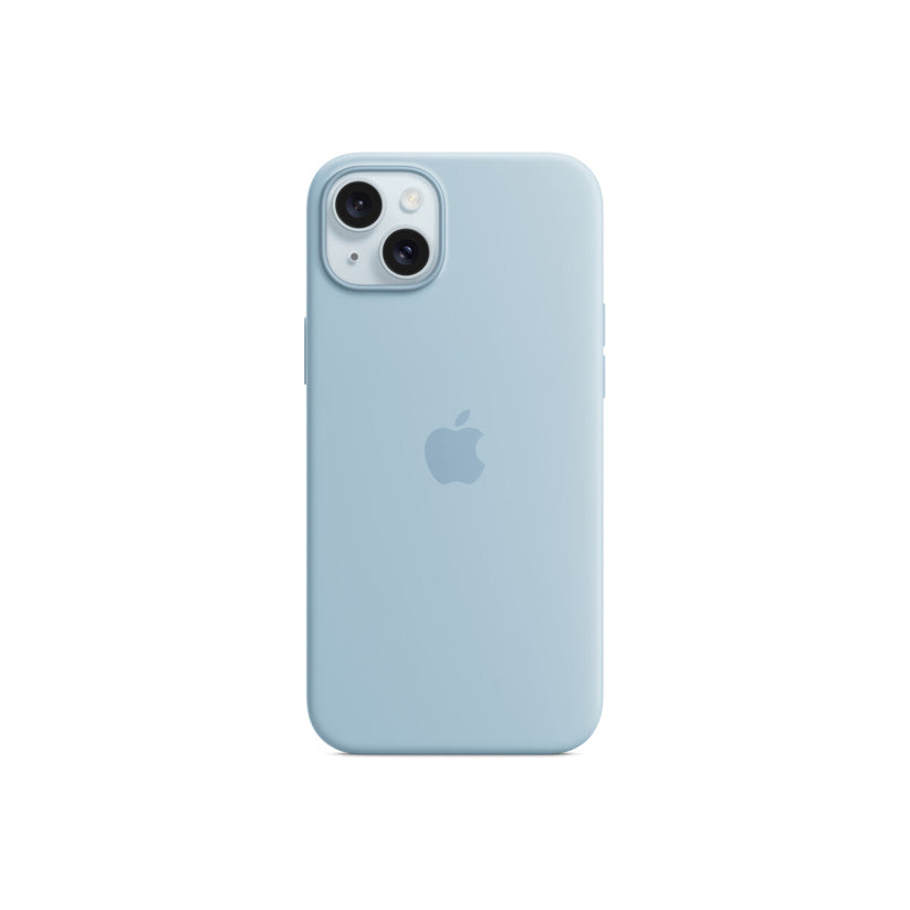 iPhone 15 Plus Silicone Case with MagSafe - Light Blue - iSTYLE BG