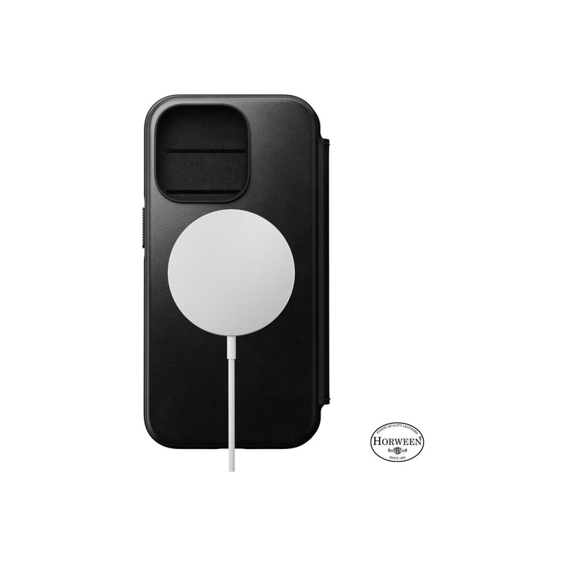 Nomad Leather MS Folio, black - iPhone 14 Pro - iSTYLE BG
