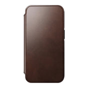 Nomad Leather MS Folio, brown - iPhone 14 Pro - iSTYLE BG