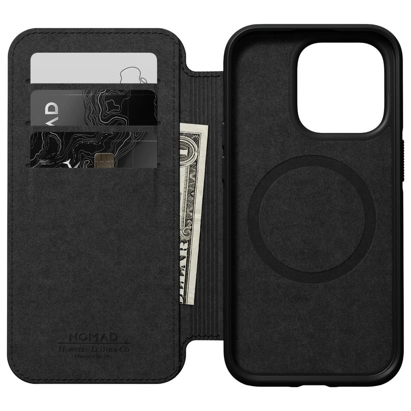 Nomad Leather MS Folio, brown - iPhone 14 Pro - iSTYLE BG