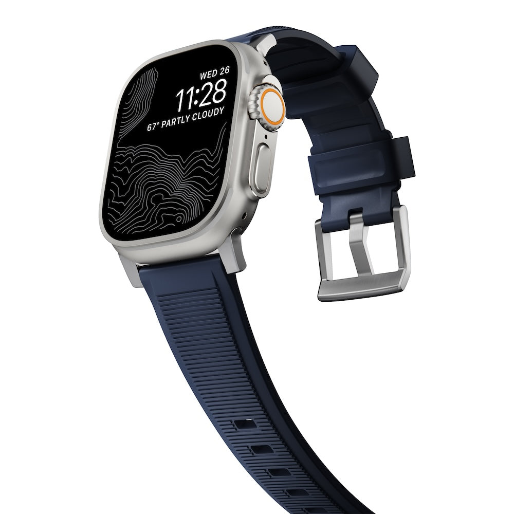 Каишка от Nomad - 49/44/42 мм Rugged Strap - синя - iSTYLE BG