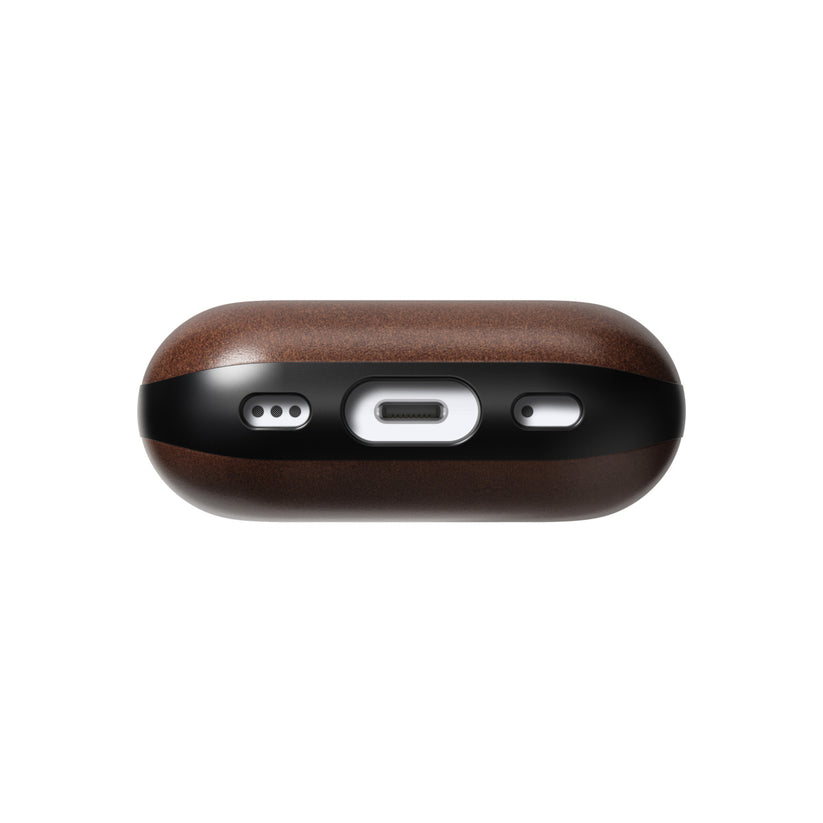 "Nomad Leather case, brown - AirPods Pro 2" - iSTYLE BG