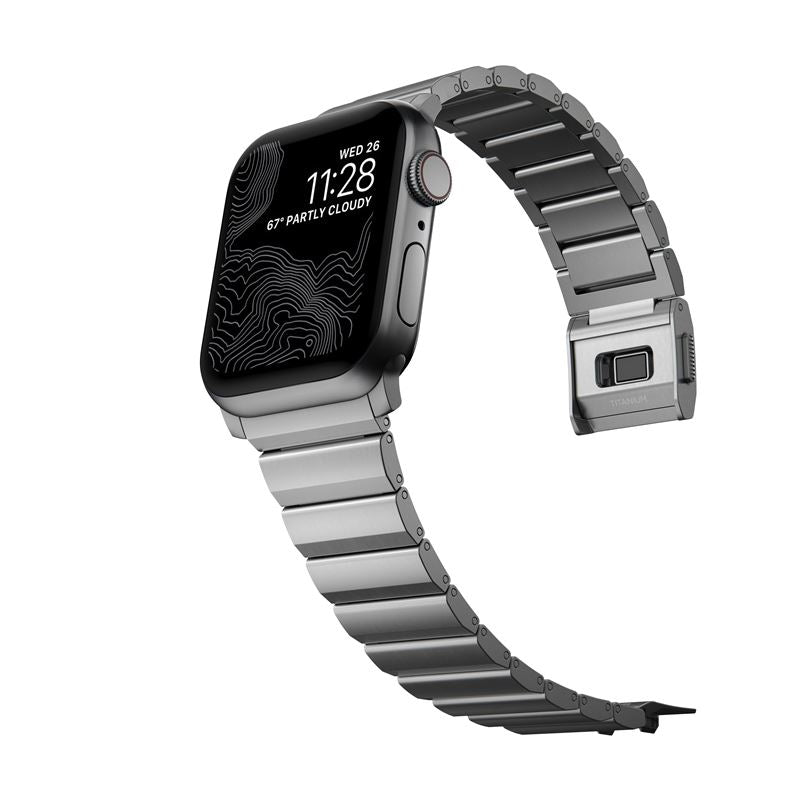Nomad Titanium Band Silver for AW 44/42 mm - iSTYLE BG