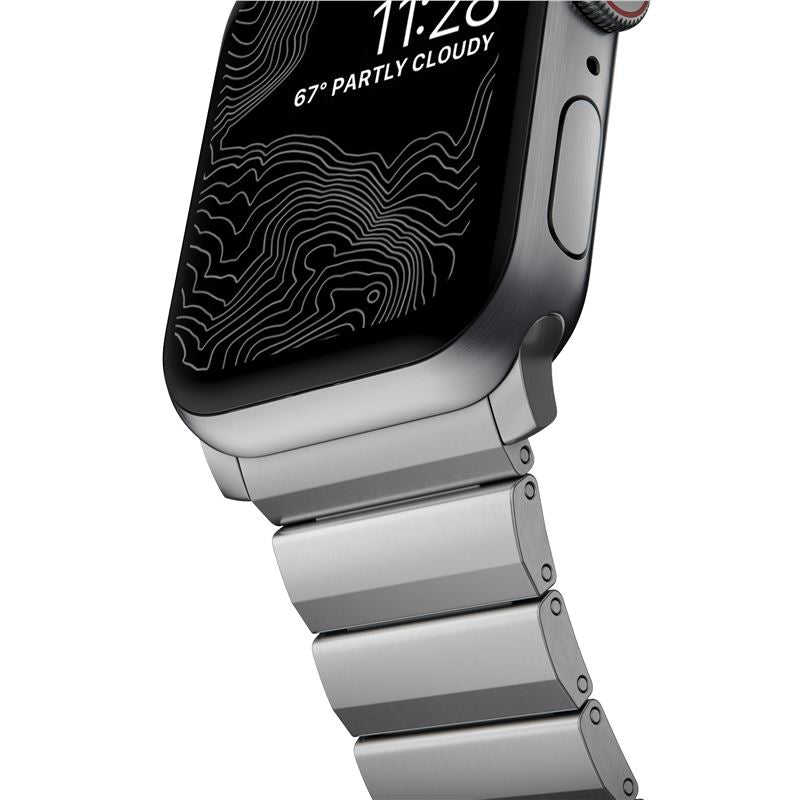Nomad Titanium Band Silver for AW 44/42 mm - iSTYLE BG