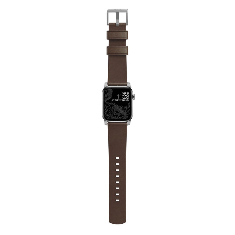 Каишка за Apple Watch от Nomad – 44/42мм Horween кафява - iSTYLE BG