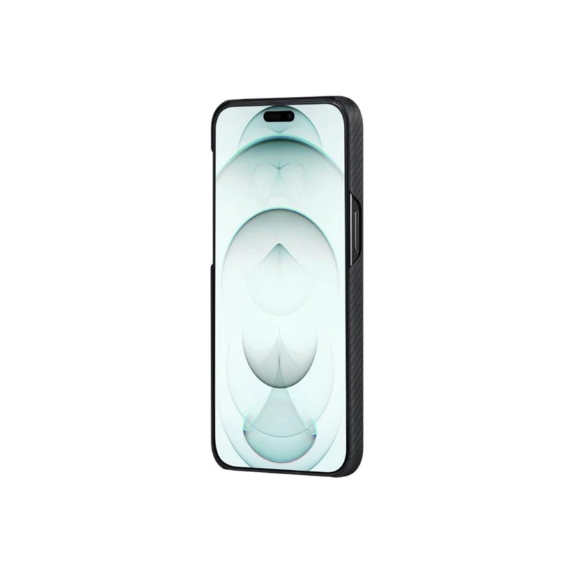Pitaka MagEZ 4 600D case, black/grey twill - iPhone 15 Pro - iSTYLE BG