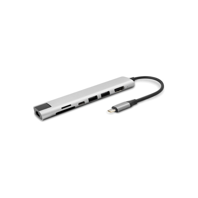 iStyle Type-C HUB MULTIMEDIA (2020) - silver - iSTYLE BG