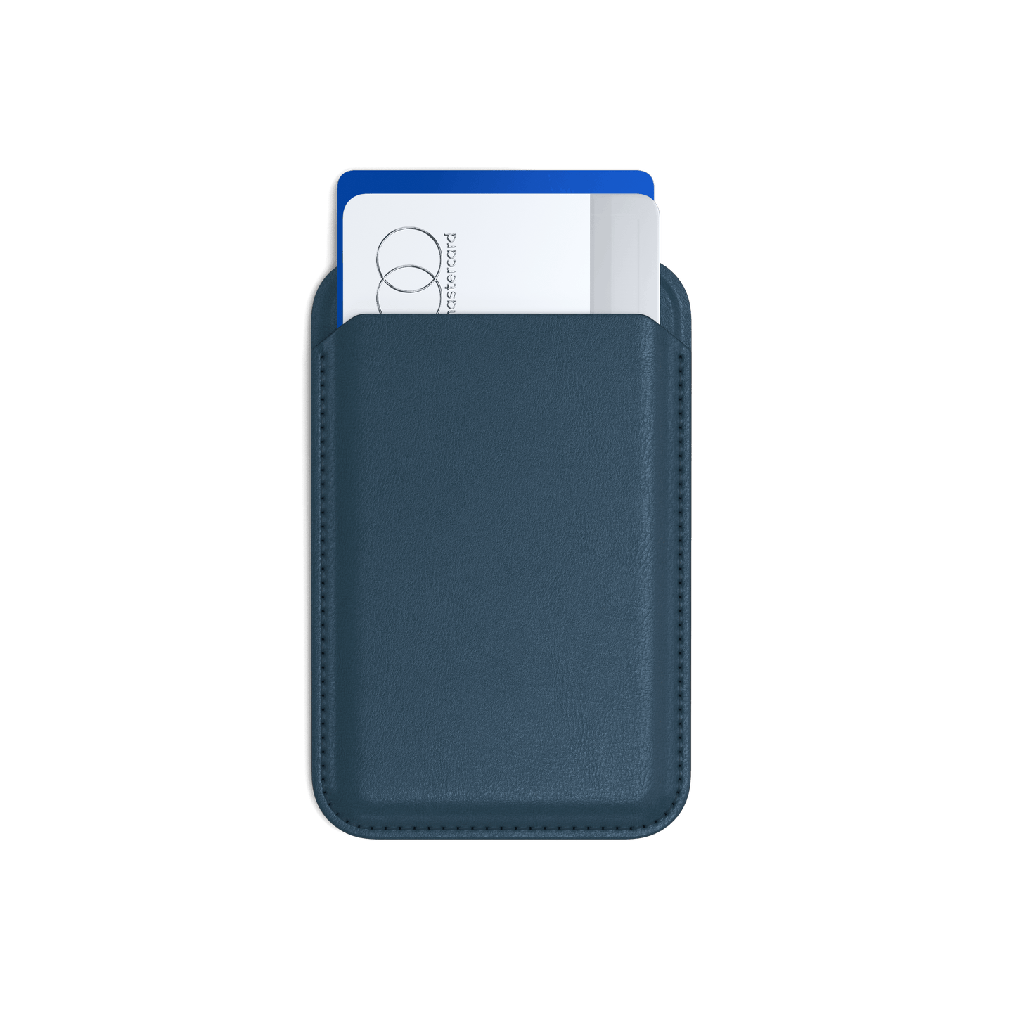 Satechi Vegan-Leather Magnetic Wallet Stand, Magsafe Compatible - Dark Blue