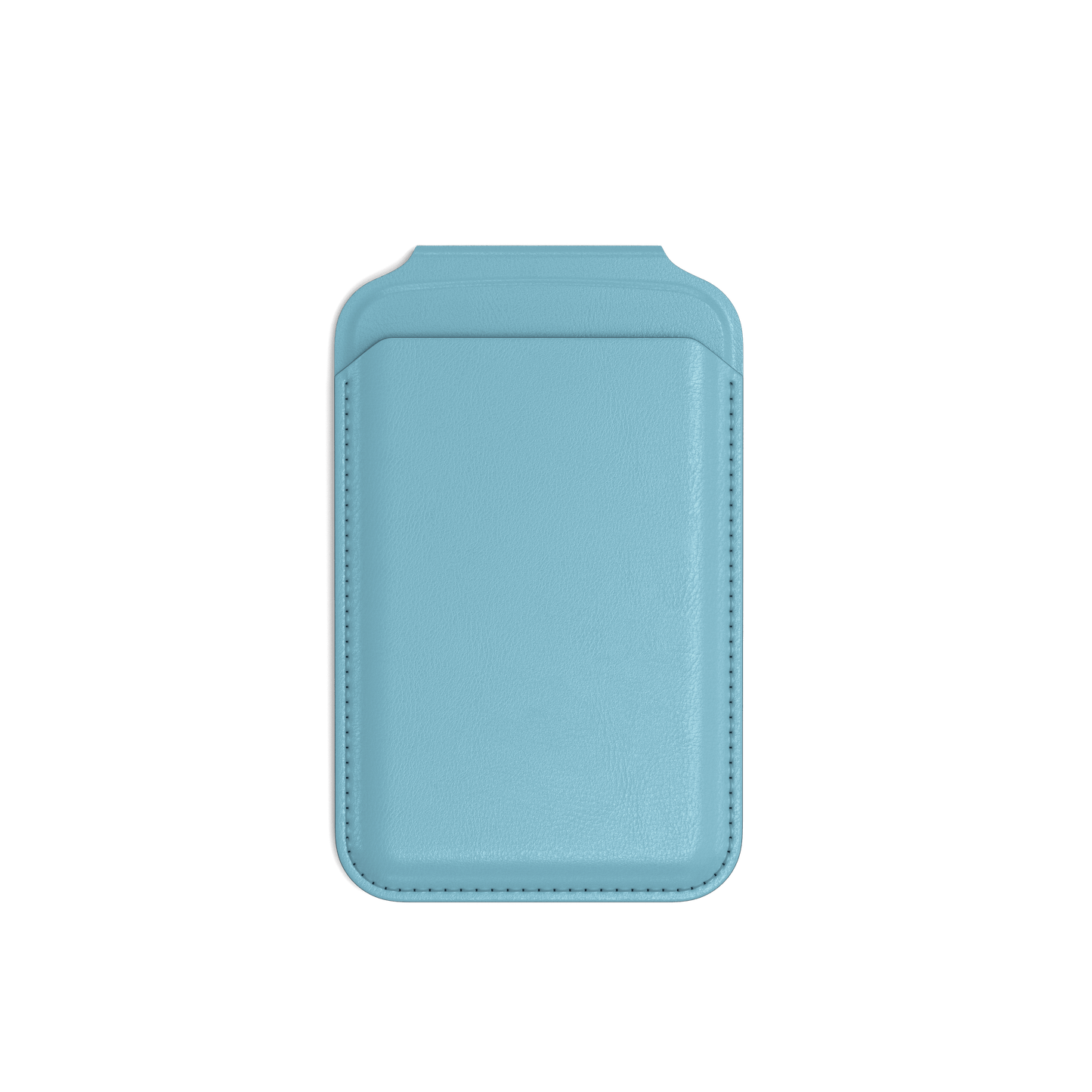 Satechi Vegan-Leather Magnetic Wallet Stand, Magsafe Compatible - Light Blue