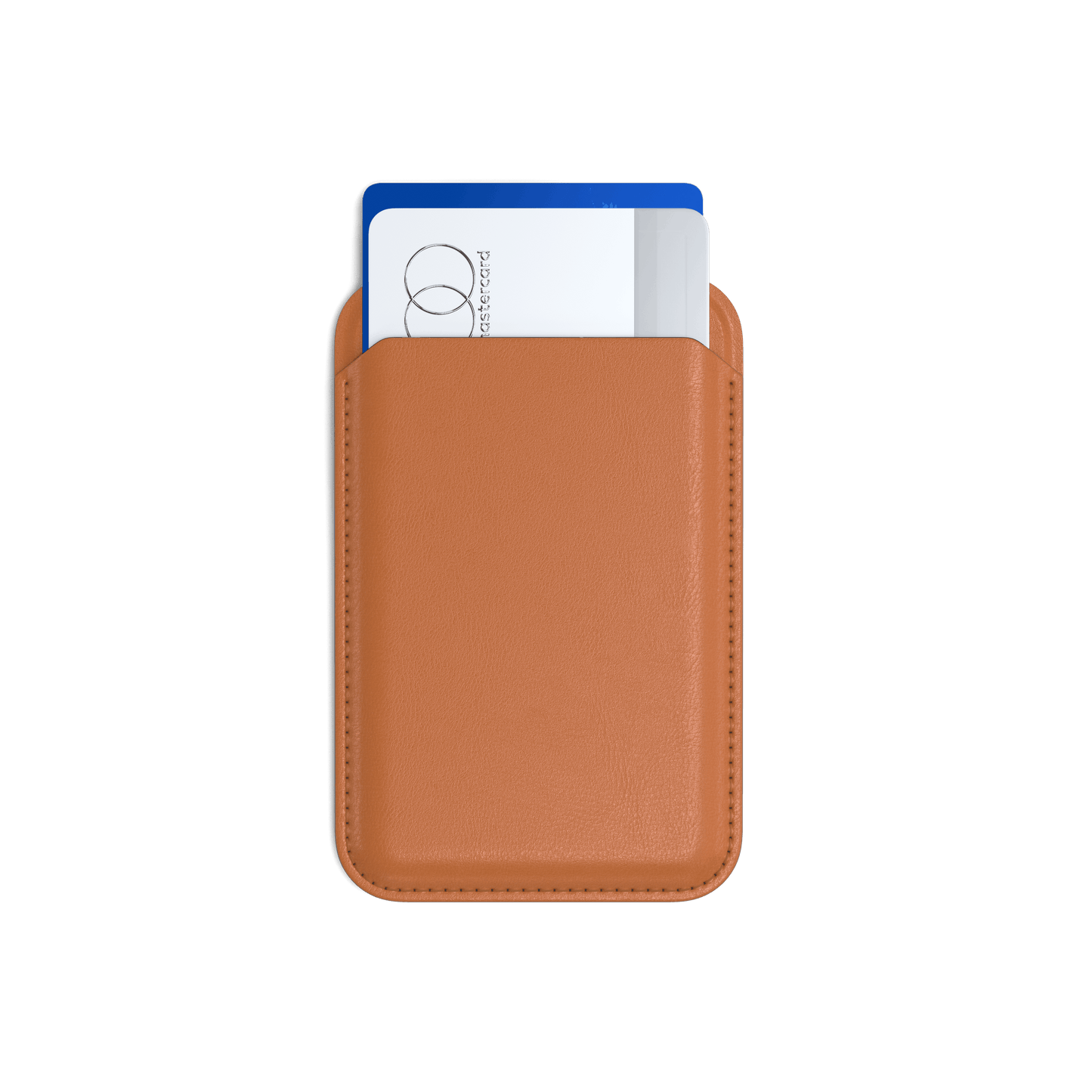 Satechi Vegan-Leather Magnetic Wallet Stand, Magsafe Compatible - Orange