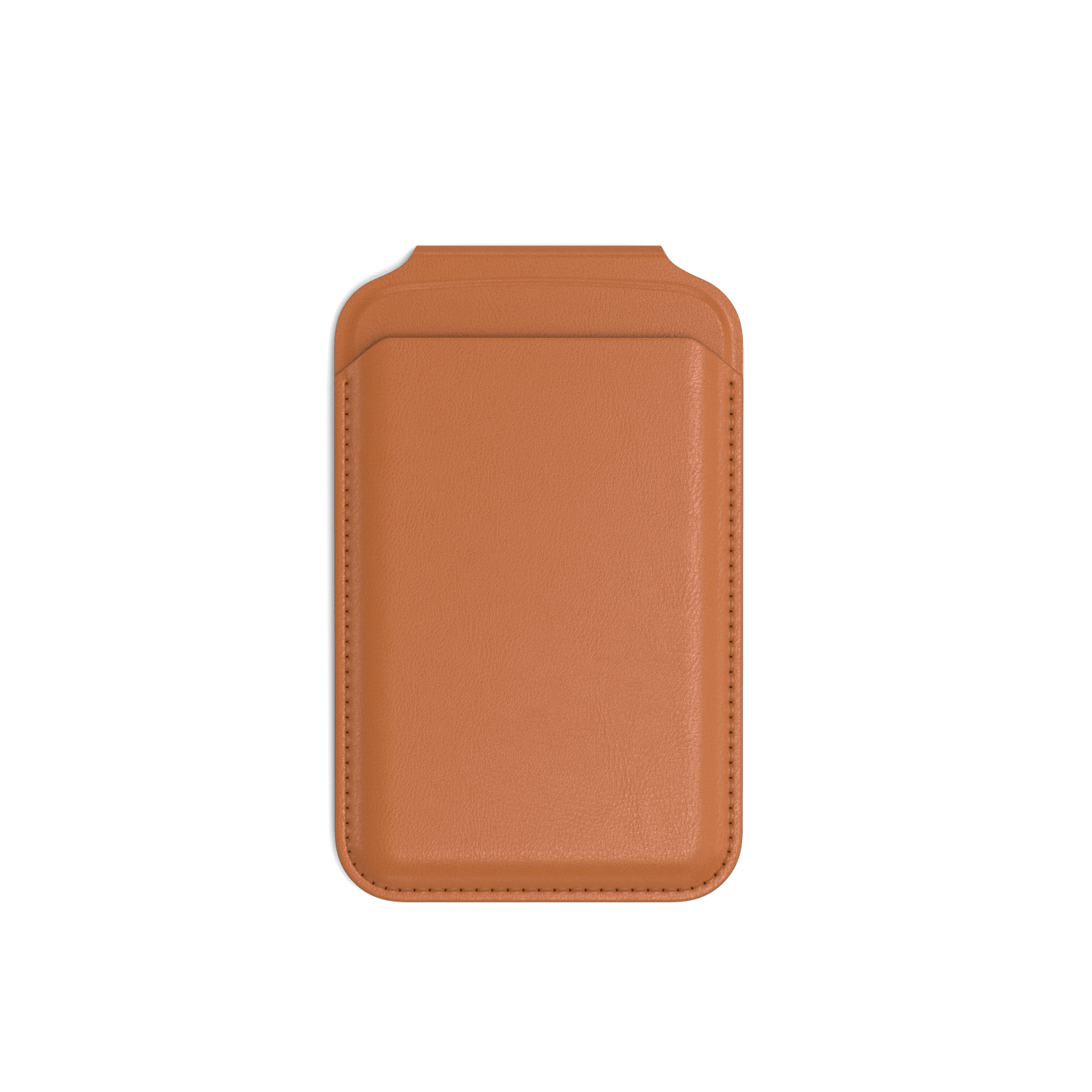Satechi Vegan-Leather Magnetic Wallet Stand, Magsafe Compatible - Orange