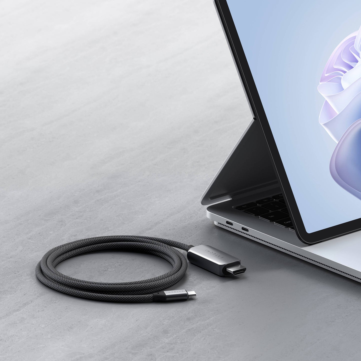 Satechi USB-C To HDMI 2.1 8K Cable - Space Grey