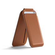 Satechi Vegan-Leather Magnetic Wallet Stand - Brown - iSTYLE BG