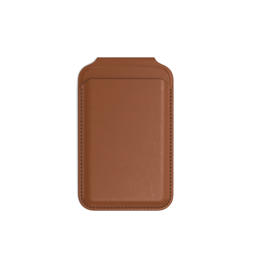 Satechi Vegan-Leather Magnetic Wallet Stand - Brown - iSTYLE BG