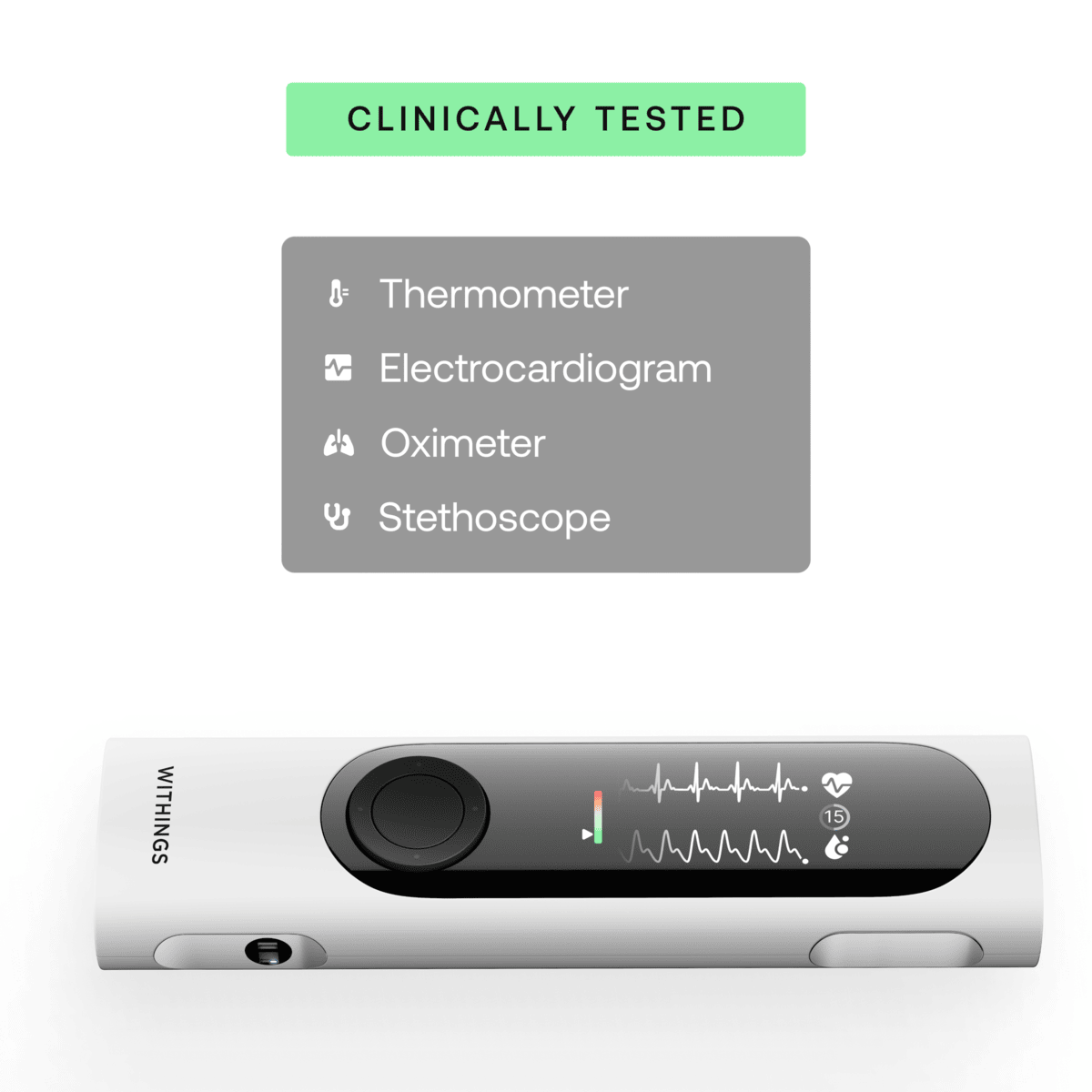Withings 4 в 1 health MultiScan - бял