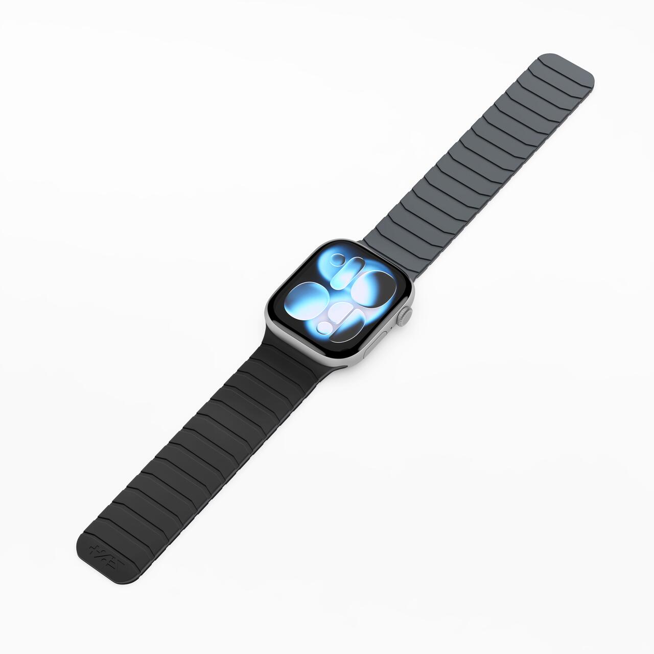 NOA MAGNETIC SWITCH BAND FOR APPLE WATCH 38-42MM | BLACK GREY