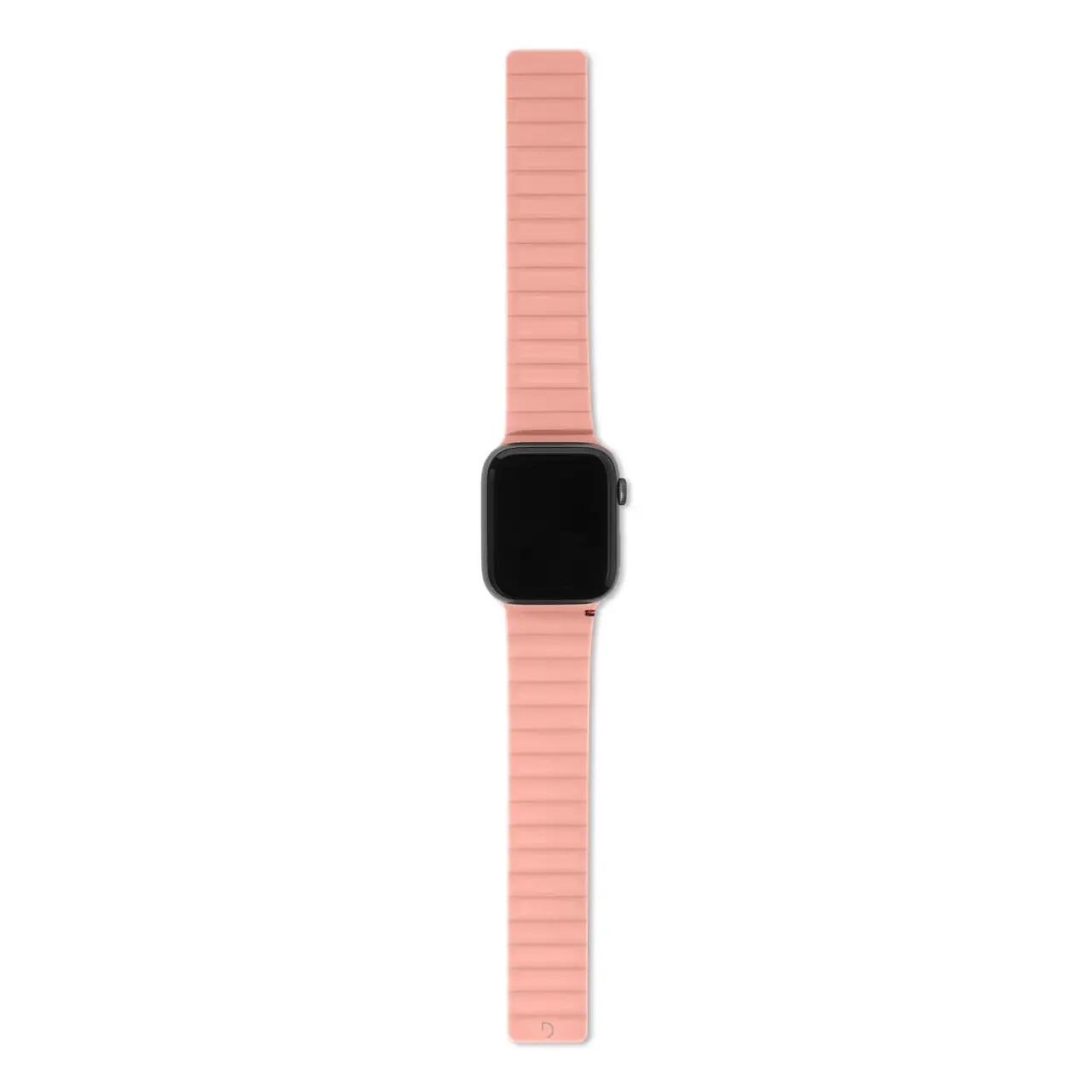 Каишка за Apple Watch от Decoded - магнитно залепване - розова - iSTYLE BG