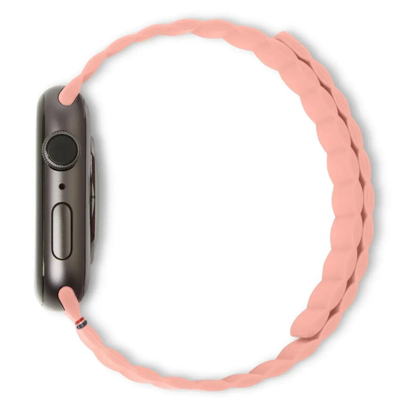 Каишка за Apple Watch от Decoded - магнитно залепване - розова - iSTYLE BG