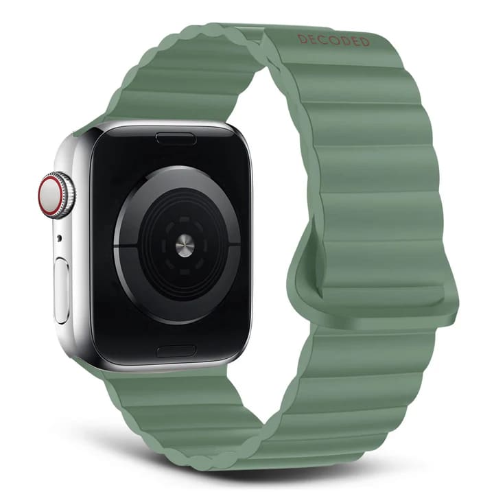 Каишка за Apple Watch 38/40/41 MM от Decoded - магнитно залепване - зелена - iSTYLE BG