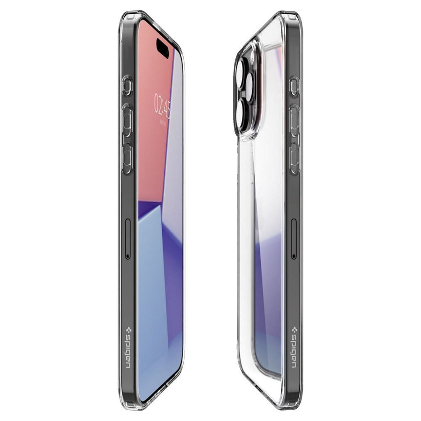 Кейс за iPhone 15 Pro Max, Spigen - Air Skin Hybrid, Crystal Clear - iSTYLE BG