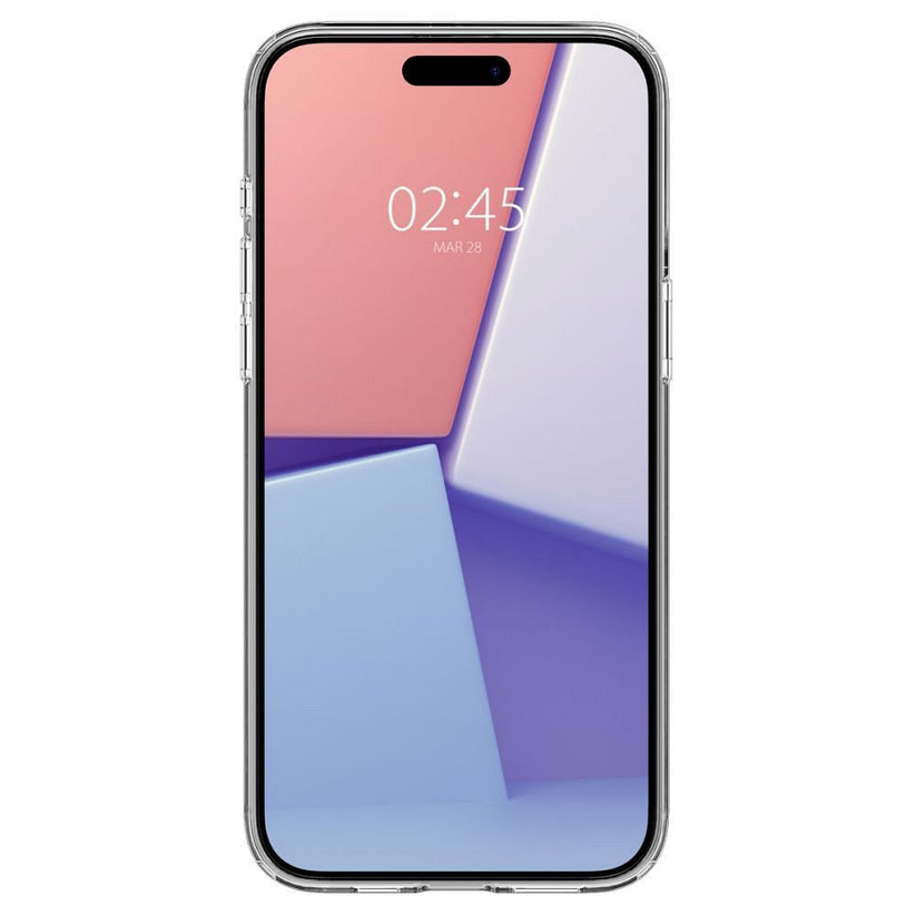 Кейс за iPhone 15 Pro Max, Spigen - Air Skin Hybrid, Crystal Clear - iSTYLE BG
