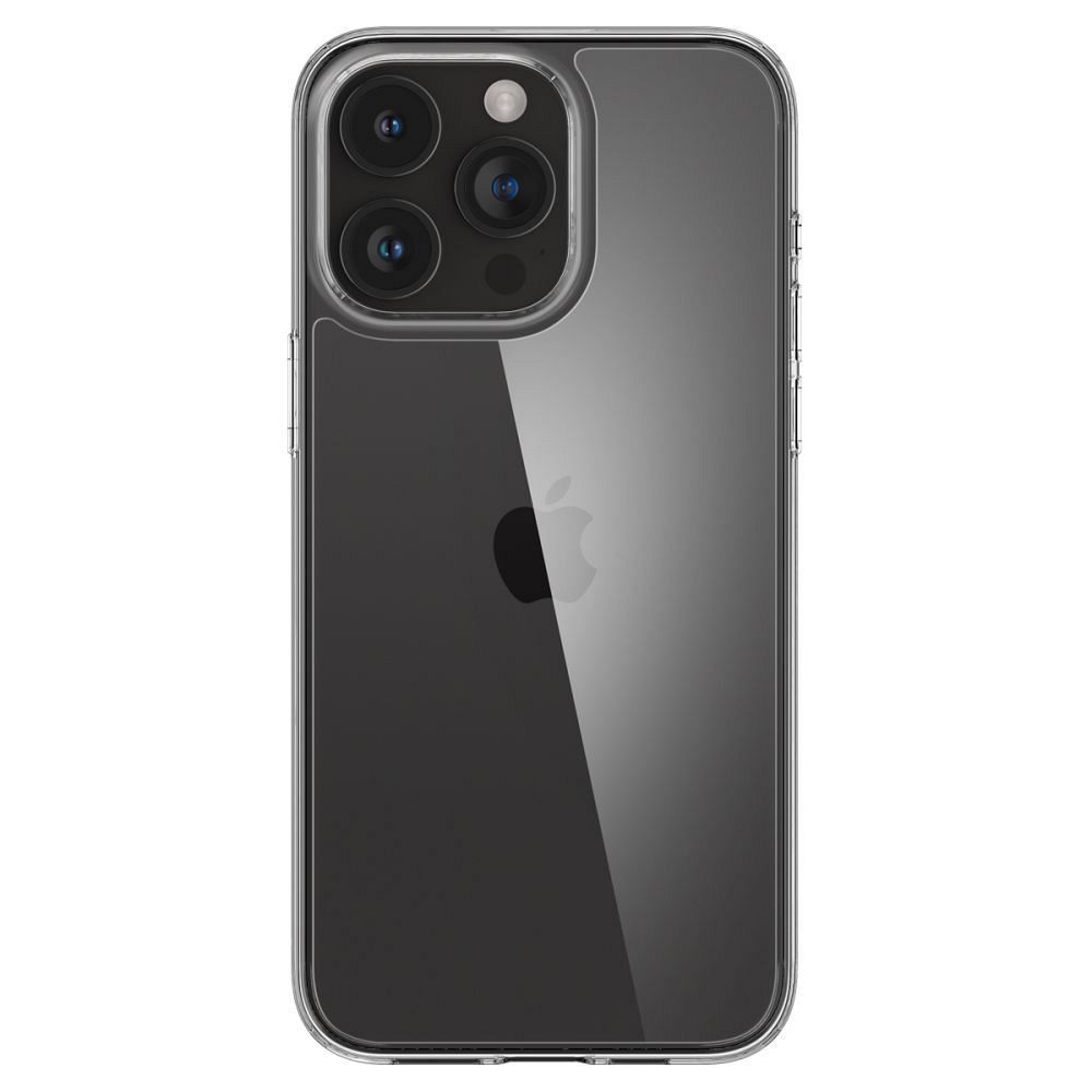 Кейс за iPhone 15 Pro Max, Spigen - Air Skin Hybrid, Crystal Clear - iSTYLE BG