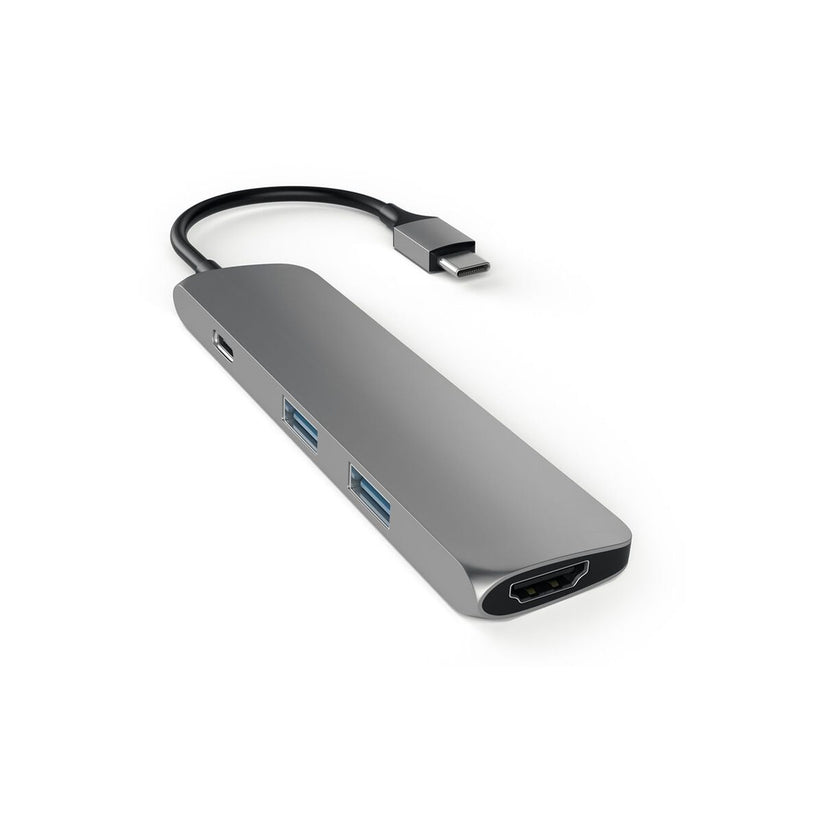 Мултипортов USB-C хъб от Satechi - черен - iSTYLE BG
