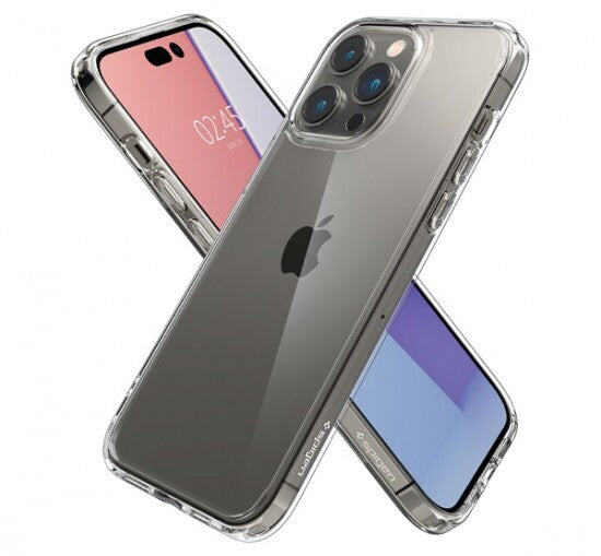 Прозрачен кейс от Spigen - Crystal Hybrid за iPhone 14 Pro - iSTYLE BG