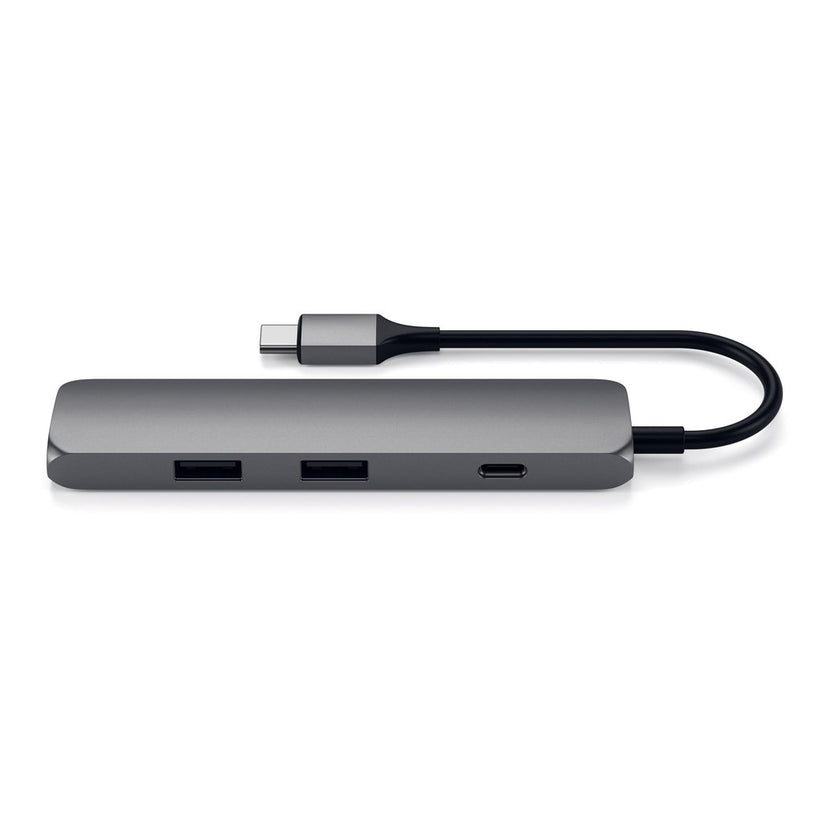 Мултипортов USB-C хъб от Satechi - черен - iSTYLE BG