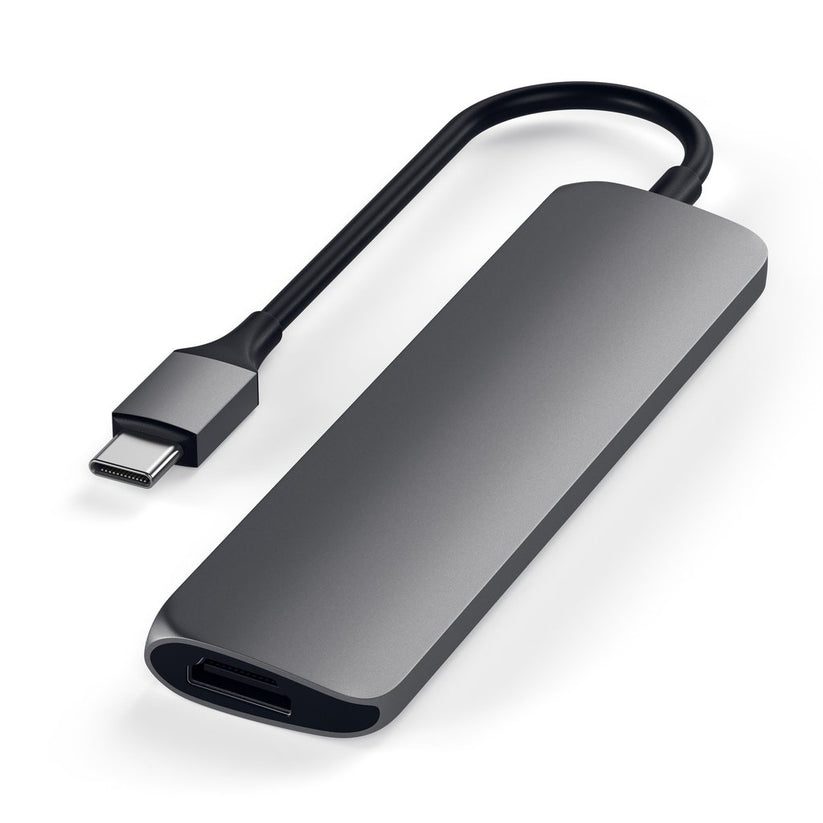 Мултипортов USB-C хъб от Satechi - черен - iSTYLE BG