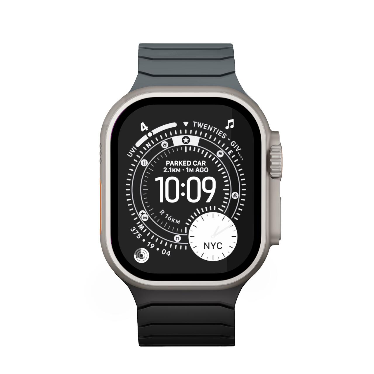NOA MAGNETIC SWITCH BAND FOR APPLE WATCH 42-49MM | BLACK GREY