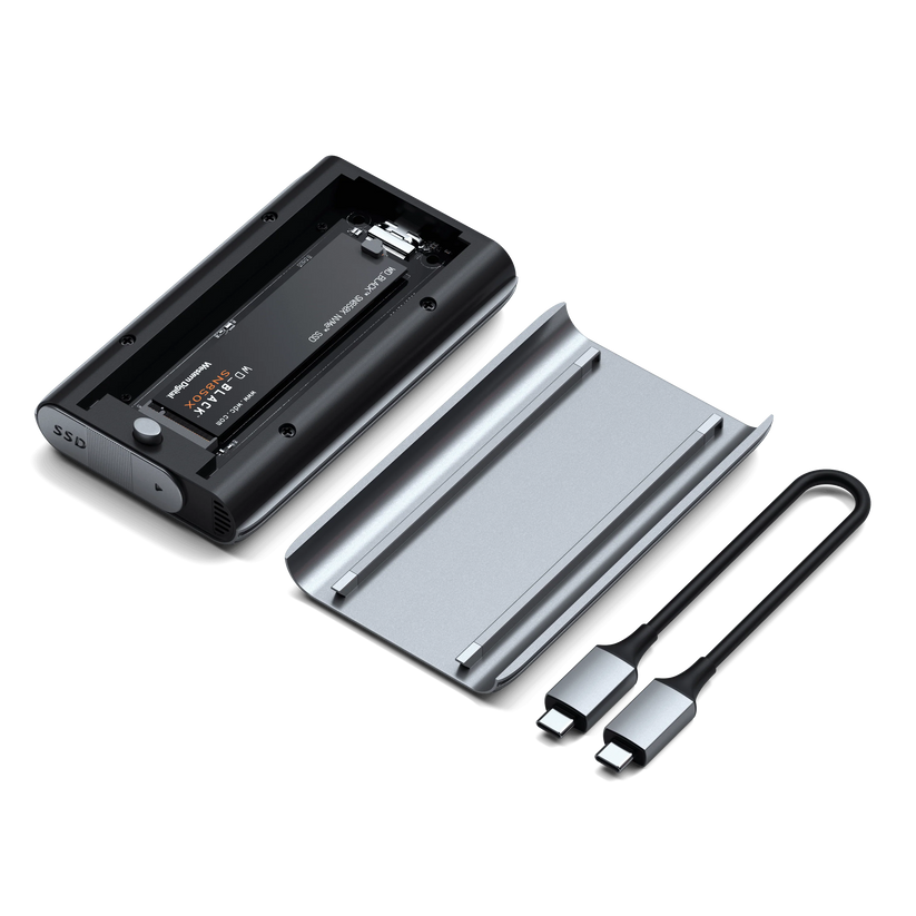 Satechi USB4 NVMe SSD Pro Enclosure - Grey - iSTYLE.bg