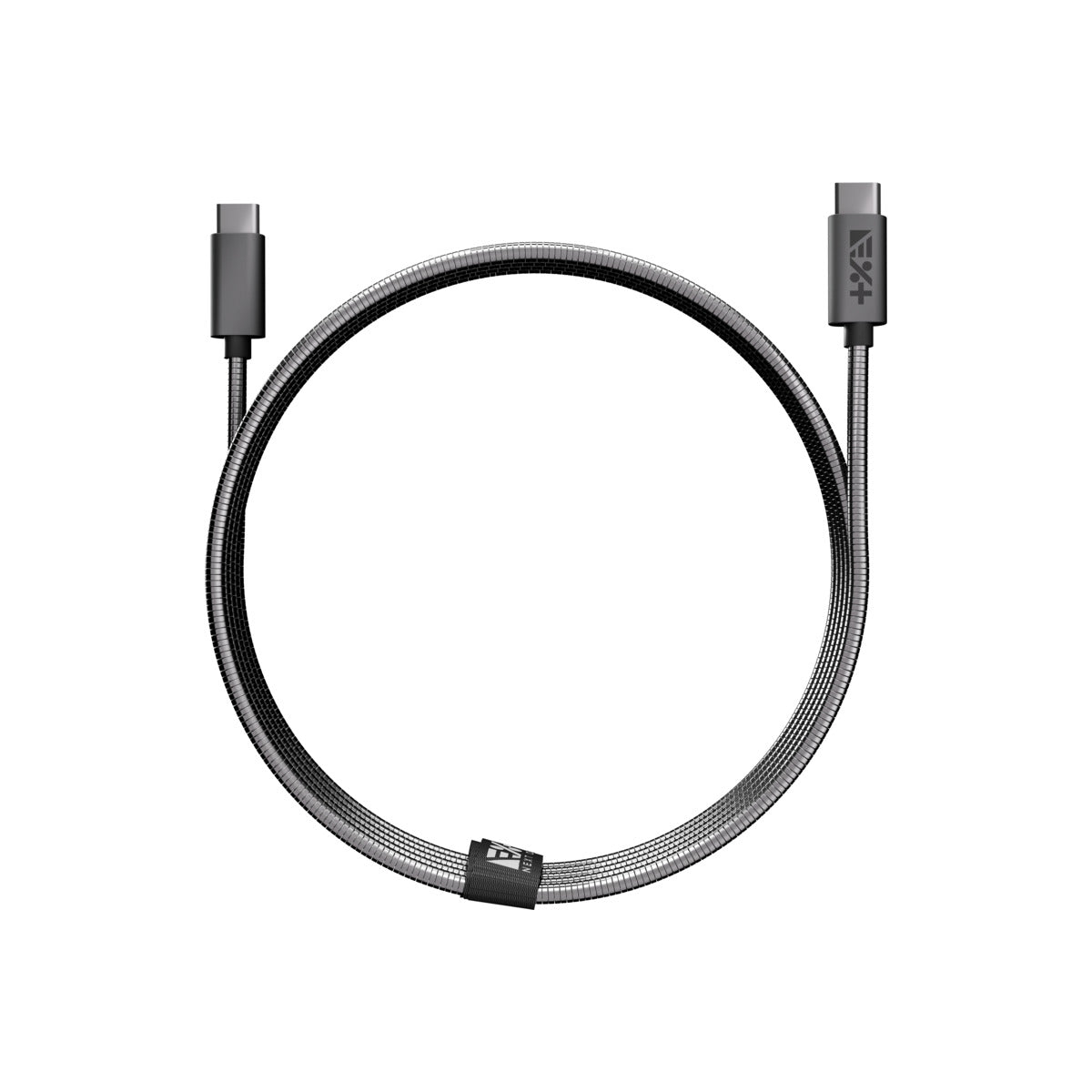 Метален кабел от NEXT ONE USB-C към USB-C | SPACE GRAY - iSTYLE BG