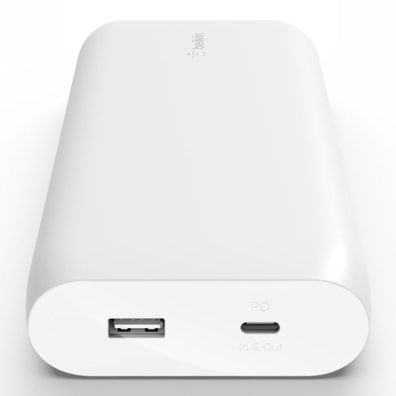 Belkin Boost Charge (20000 Mah) 30W Power Delivery Power Bank - White - iSTYLE BG