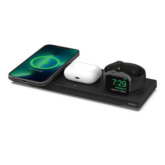 Belkin Boost Charge Charge Pro Magsafe 3in1 Black - iSTYLE BG