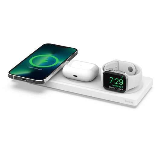 Belkin Boost Charge Charge Pro Magsafe 3In1 White - iSTYLE BG