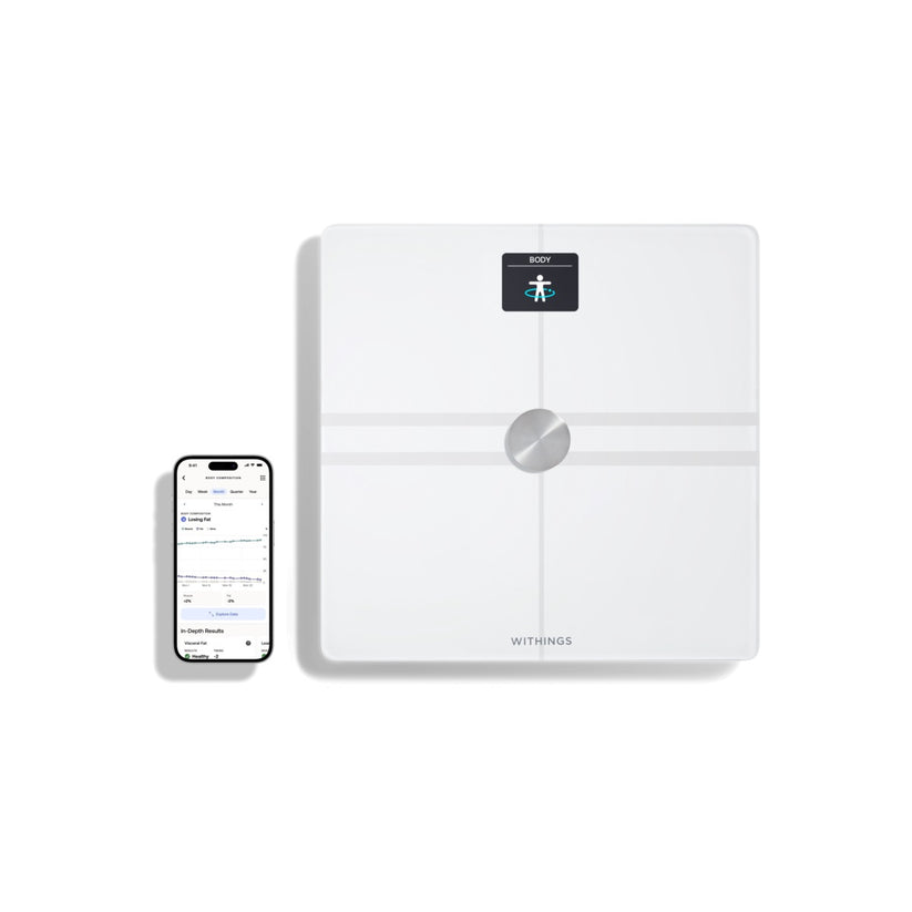 Бял смарт кантар от Withings - Body Comp - iSTYLE BG