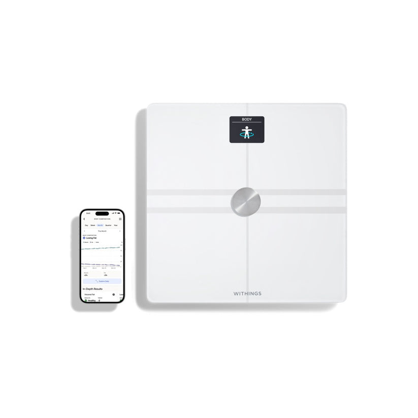 Бял смарт кантар от Withings - Body Comp - iSTYLE BG