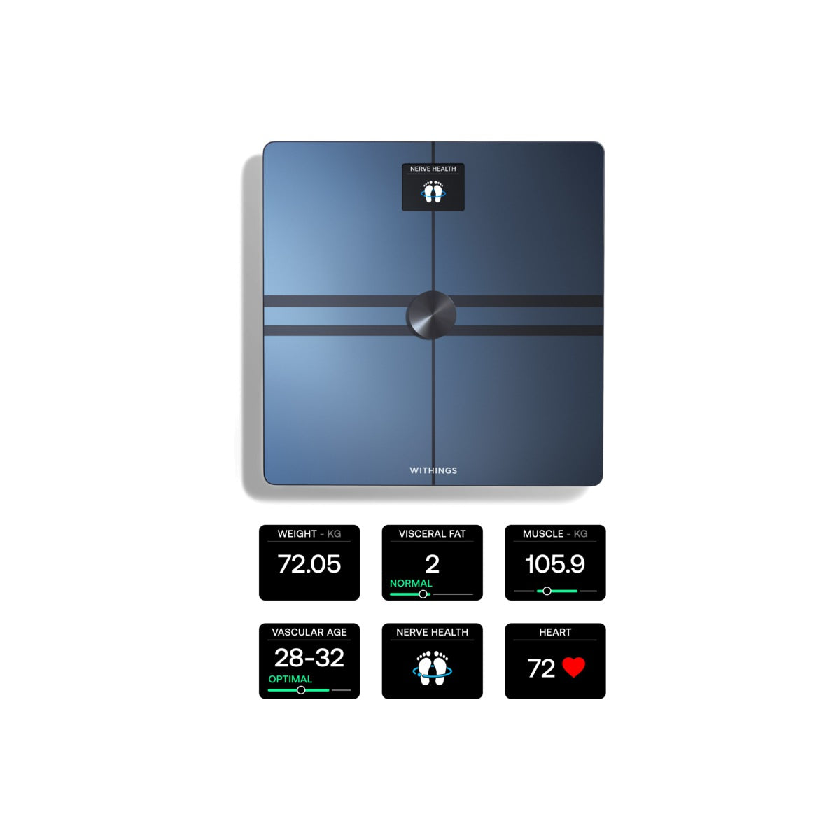 Черен смарт кантар от Withings - Body Comp - iSTYLE BG